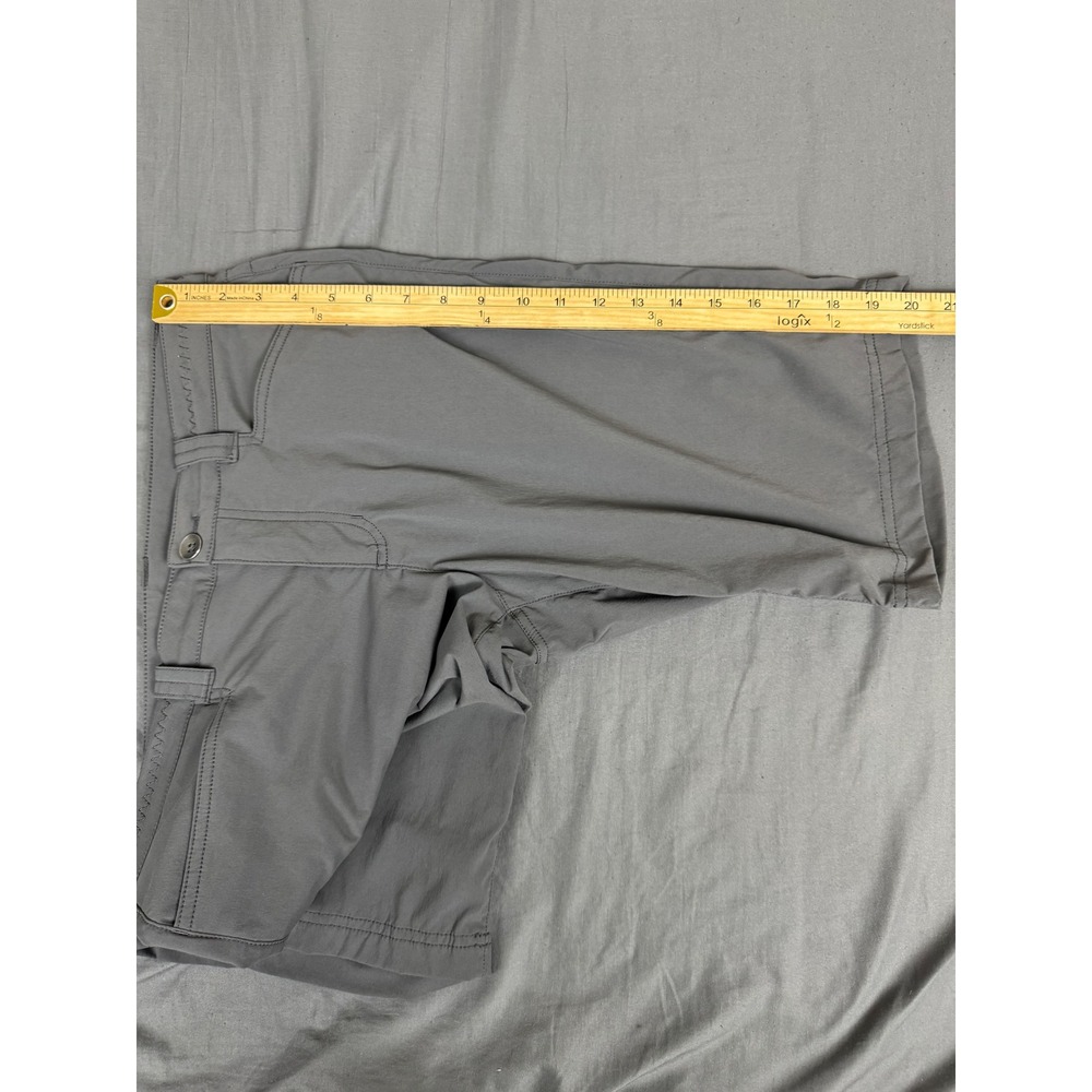 Eddie Bauer Travex Gray Hiking Shorts Womens 8 Nylon Performance Bermuda Outdoor - Picture 7 of 16